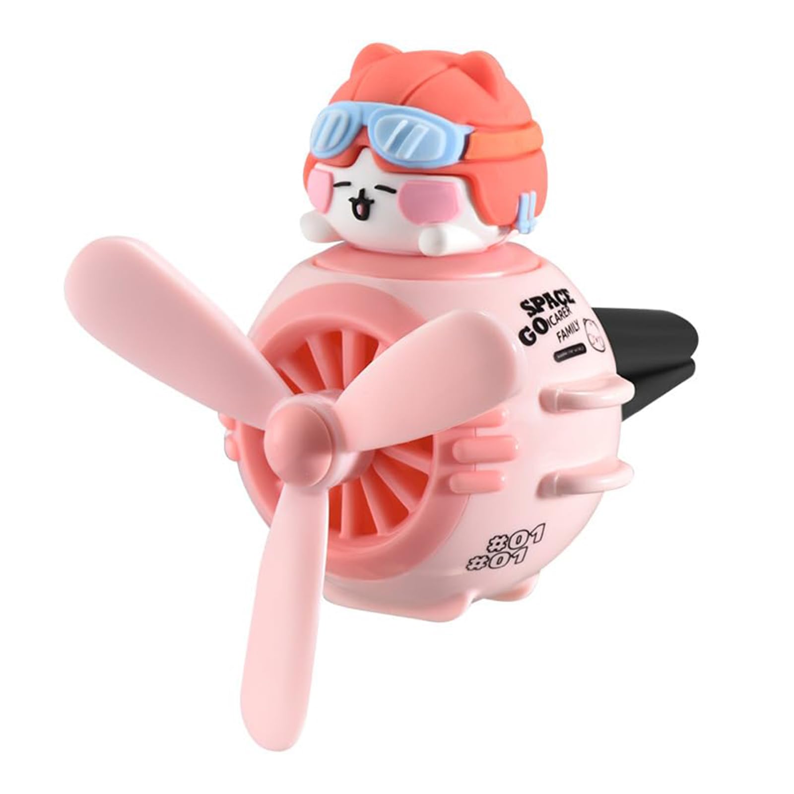 Cacacece Car Air Fresheners Cute Cat Pilot Automotive Air Outlet Creative Car Perfume Fragrance Automotive Decoration Air Fresheners for Cars