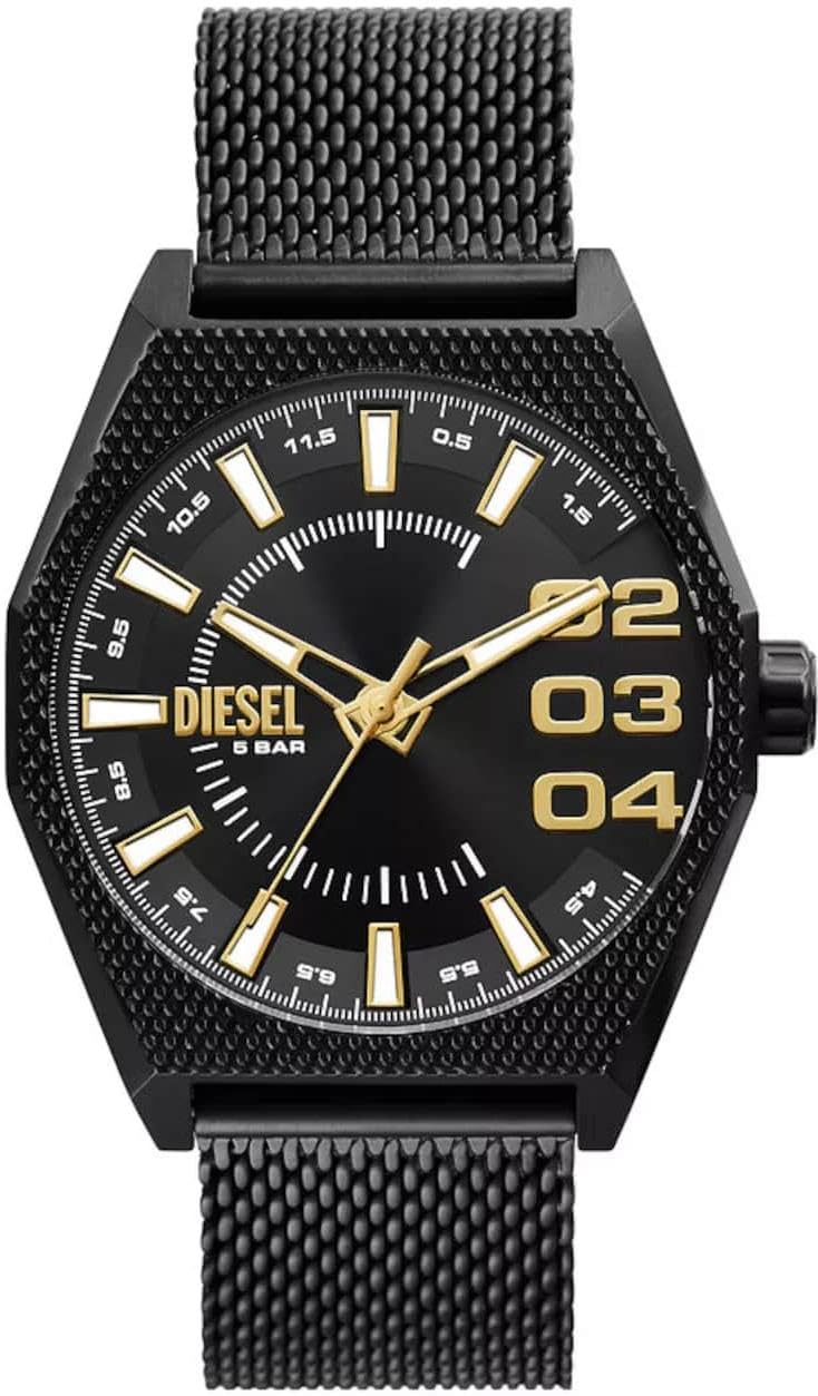 Diesel Reloj Analógico para Hombre de Cuarzo con Correa en Acero Inoxidable DZ2194