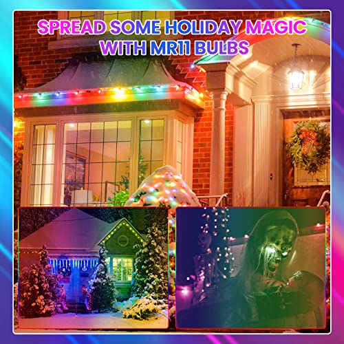 Bonlux Mr11 Color Changing Light Bulb 12V Rgb Led Bulb 2W Mr11 Remote Control Light Bulb Led Replacement For Halogen Bulb Gu4 Rgb Bulb Led Spotlight For Landscape Lighting, Rgb + Cool White, 4-Pack #TOP5