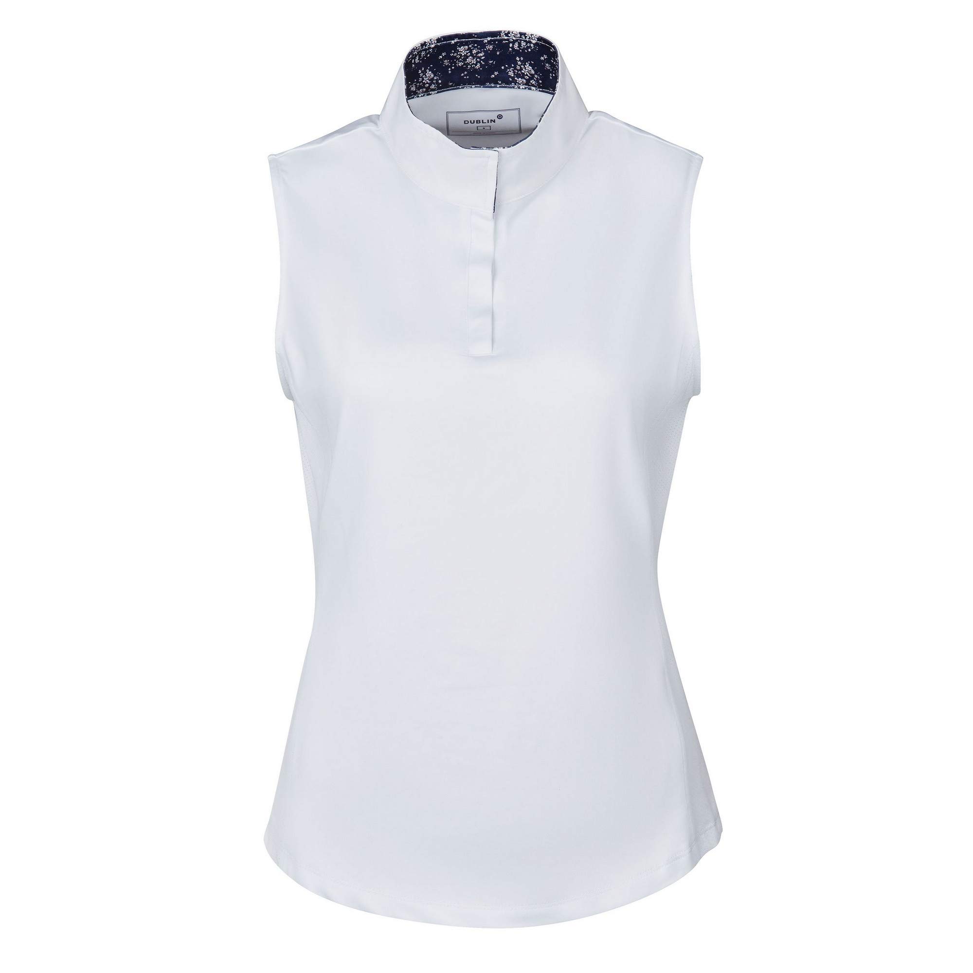 Dublin- Camisa de competición sin Mangas Ria para Chica Mujer (S) (Blanco/Mario)
