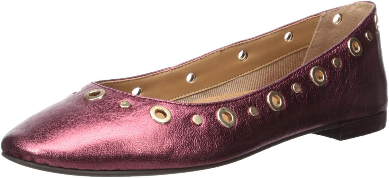 Aerosoles Women's Goldie Ballet Flat, Wine Leather, 8 M US