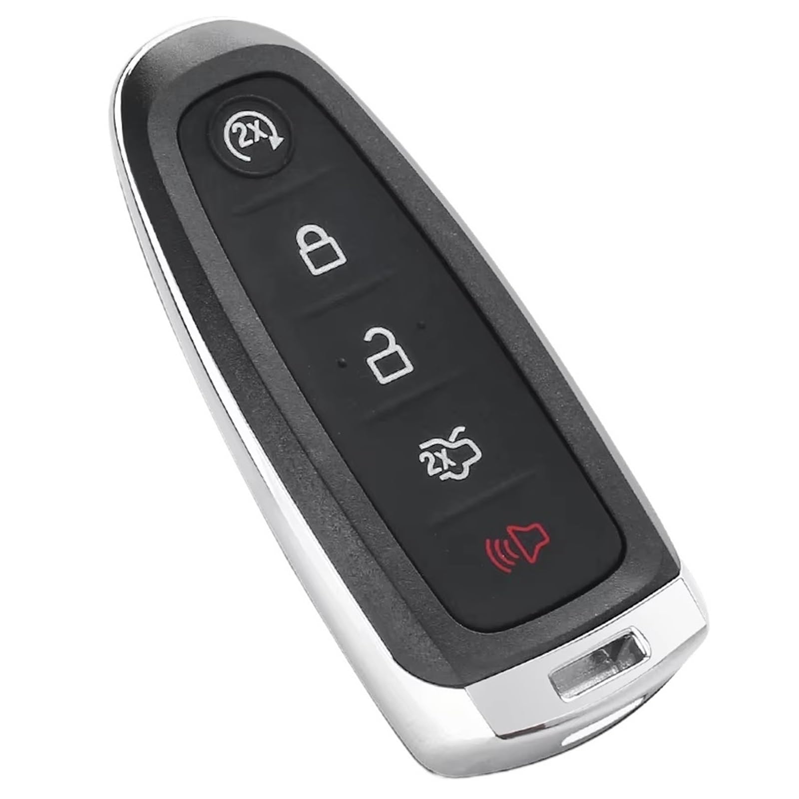 Kompatibel Mit Ford Für Flex 2013 2014 2015 2016 Für Focus 2012 5 Tasten Für Smart-Remote-Autoschlüsseletui Zubehör(FO38)