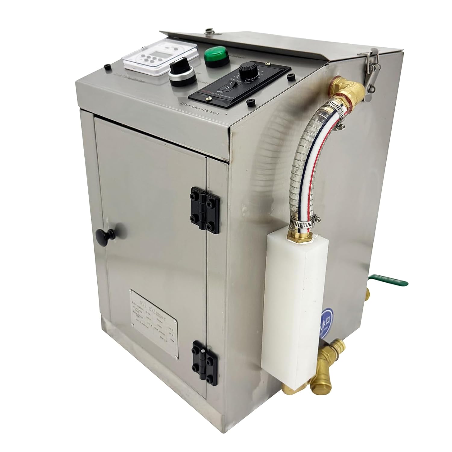 Cutting Fluid Oil Water Separator for Industrial Machine Tool 0-13.2gal/H Oil Recovery Capacity 10L Water Tank Capacity 110V 25W