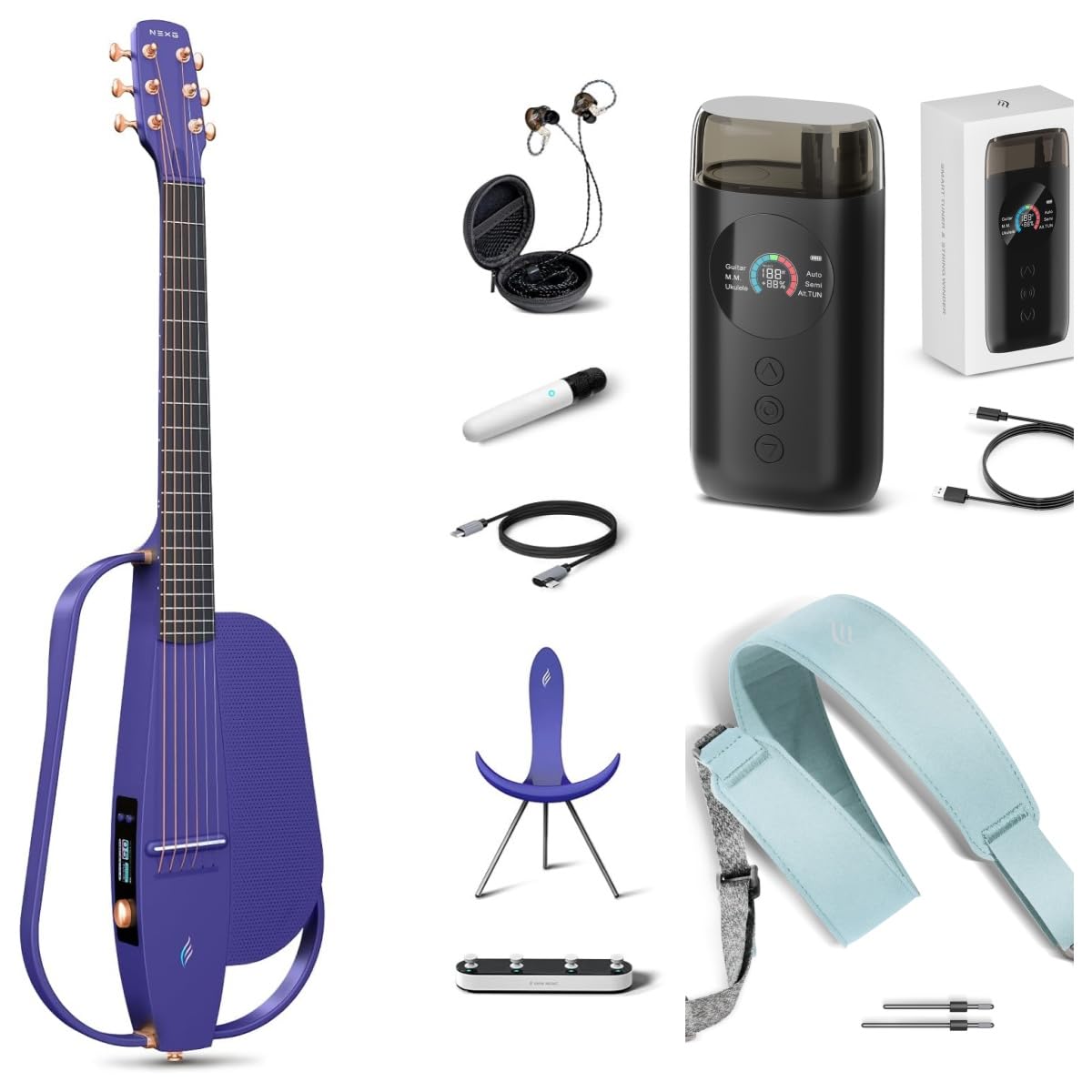 Amazon.com: Enya NEXG 2 Acoustic-Electric Guitar Carbon Fiber