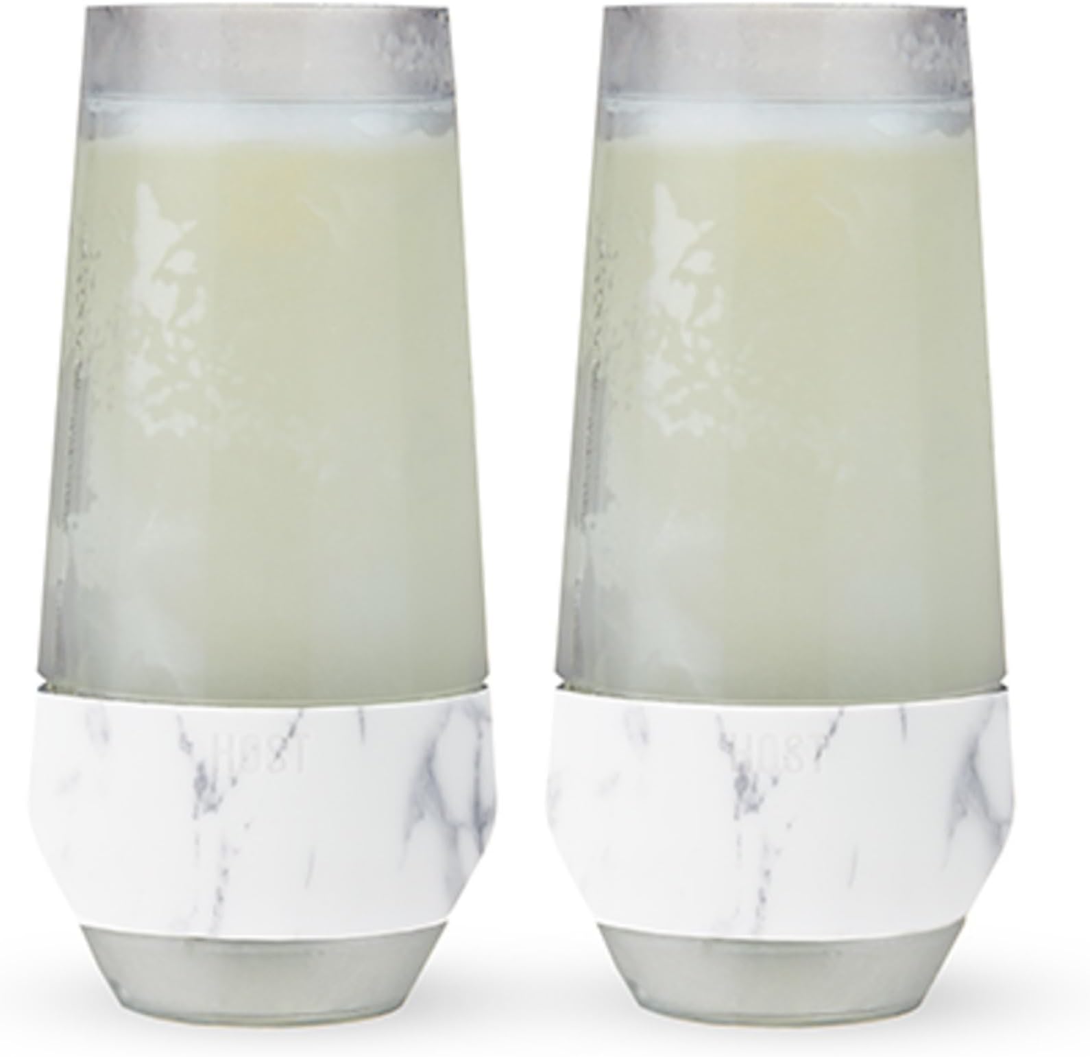 Champagne FREEZE in Marble (set of 2) by HOST