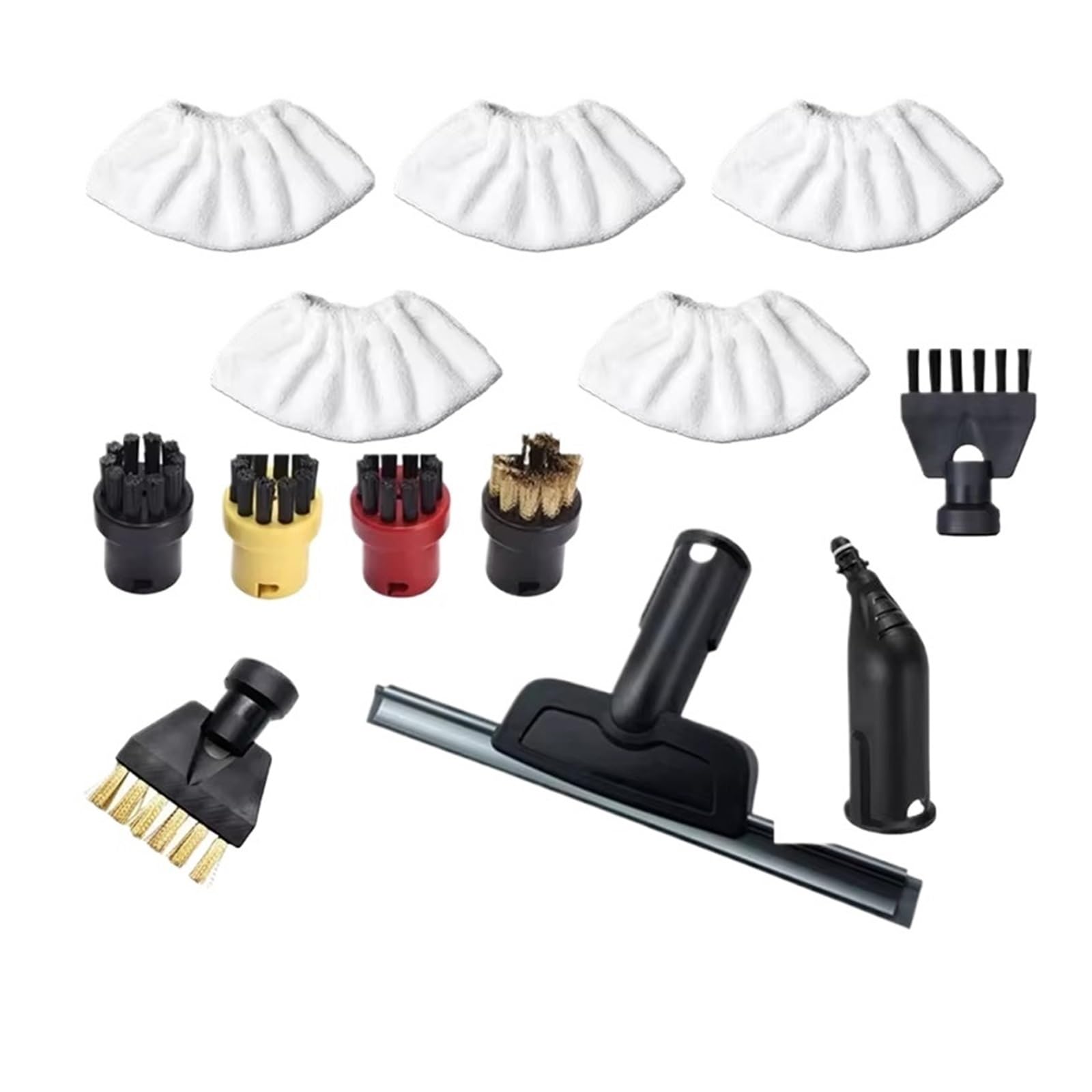 Reemplazo De Boquilla De Cabezal De Cepillo De Fregona, Compatible Con Karcher, Easyfix SC2 SC3 SC4 SC5, Cubierta De Almohadilla De Limpieza De Microfibra, Pieza De Vapor(Set 1)
