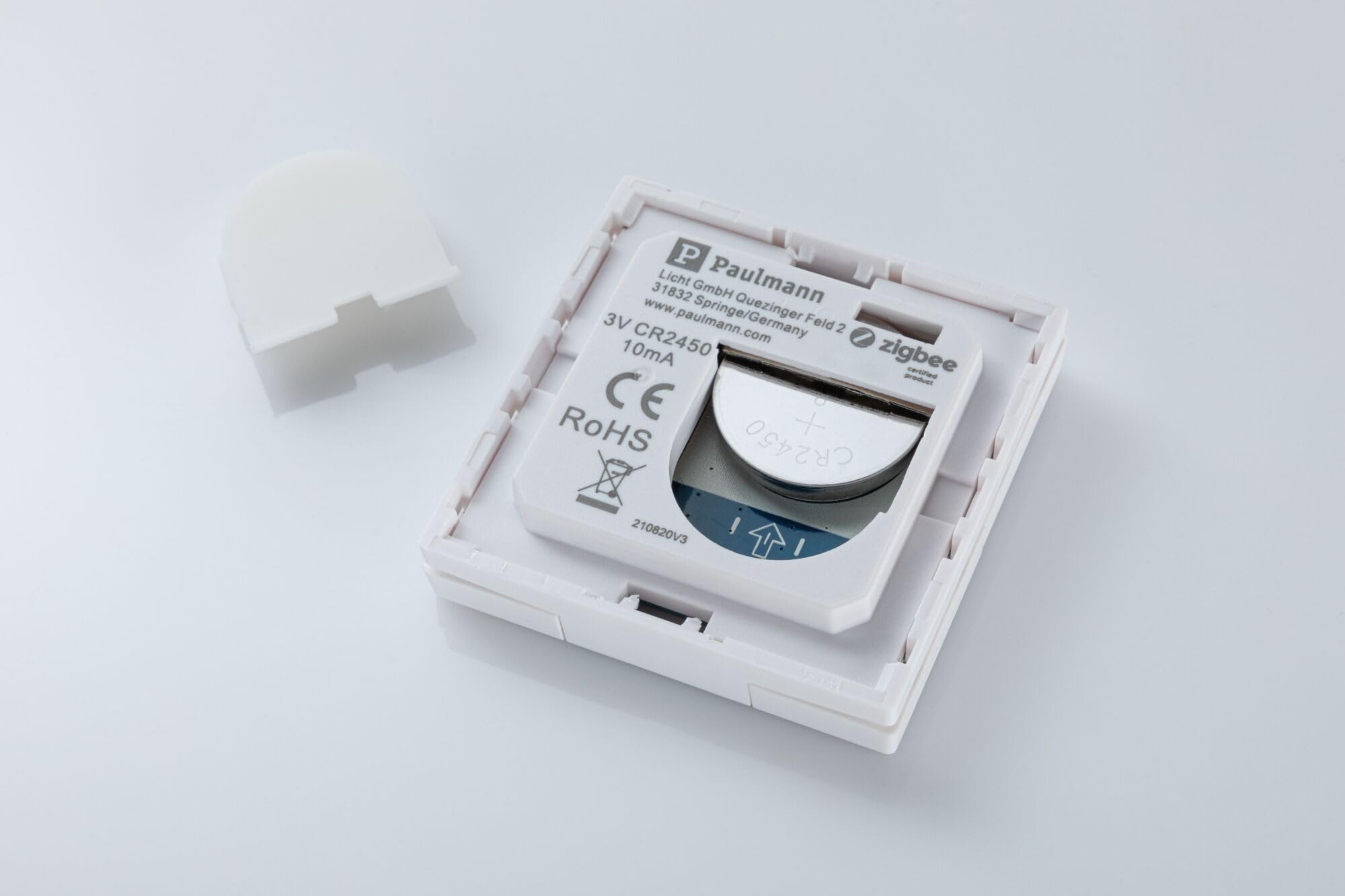 Paulmann 50137 Smart Home Zigbee wyłącznik ścienny Outdoor IP44 on/off/ściem biały sterowanie tworzywo sztuczne