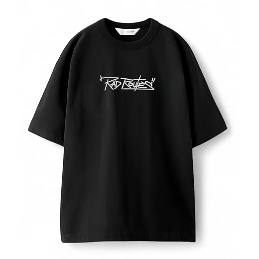 Alan Jones Clothing Boys Oversized Cotton Printed T-Shirt | Round Neck, Short Sleeves, Casual Wear