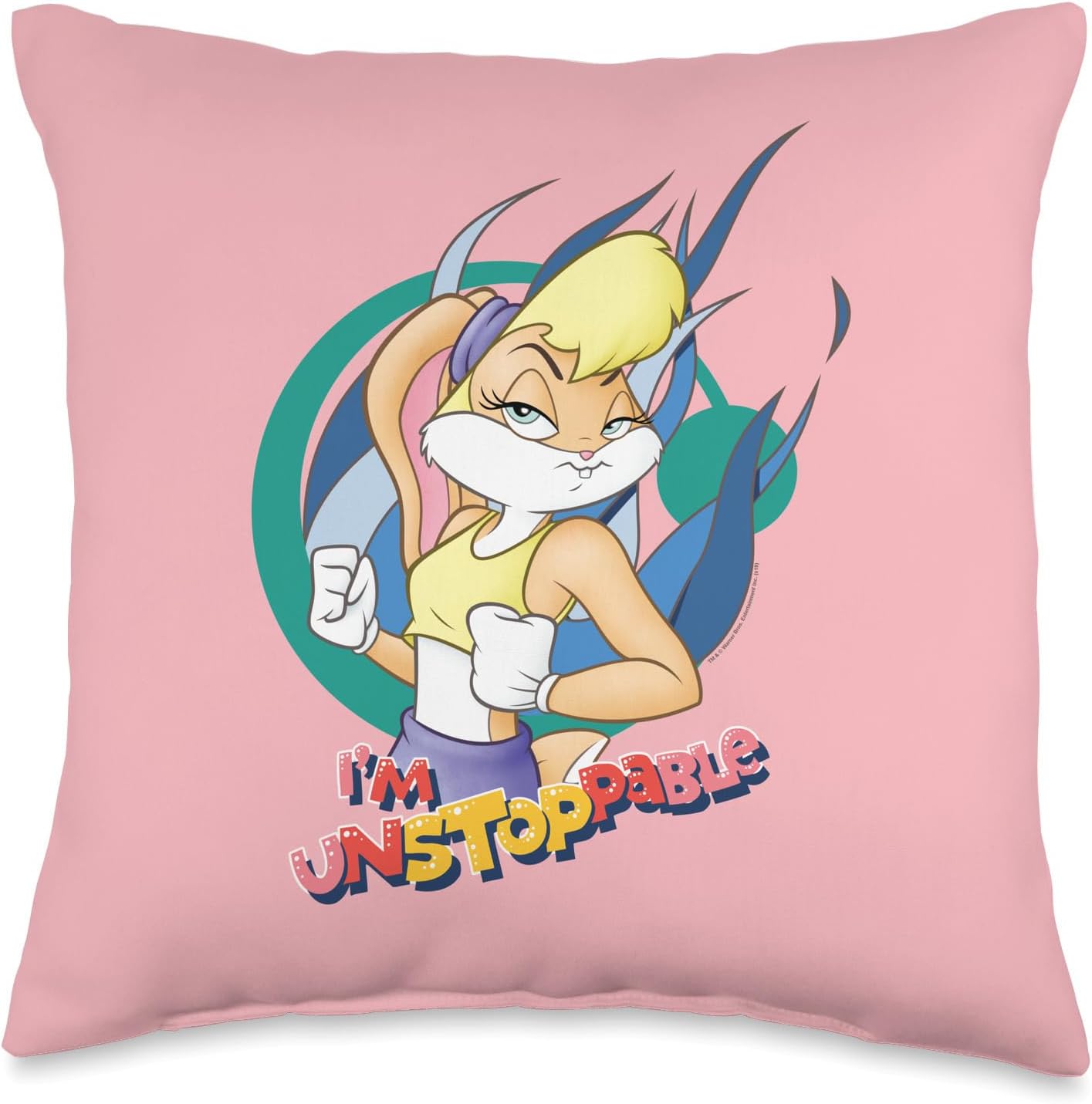 Looney Tunes Lola Bunny Unstoppable Throw Pillow
