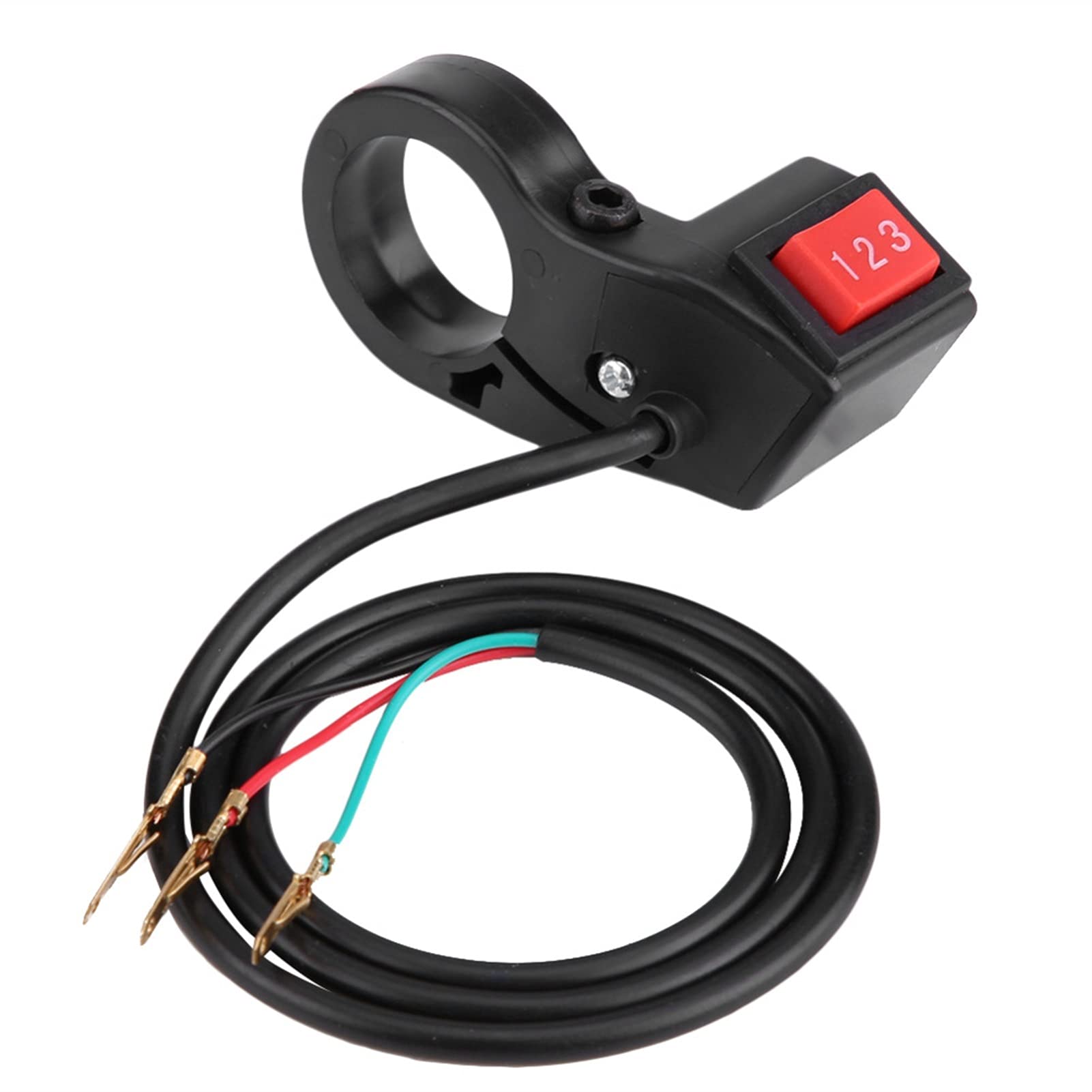Commutateur de guidon 22mm robuste avec interrupteur electrique 3 vitesses