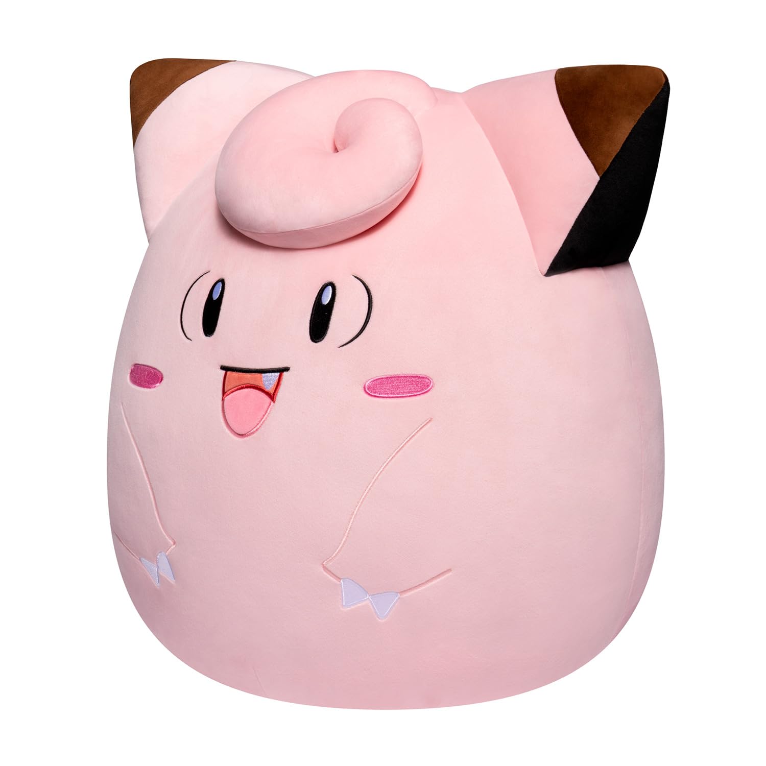 Bandai - Pokémon - Squishmallows Pluszowy 50 cm - Melara (Clefairy) - Super miękki pluszak - Oficjalna licencja Pokémon - Gigantyczny pluszak Melara - JWS00048
