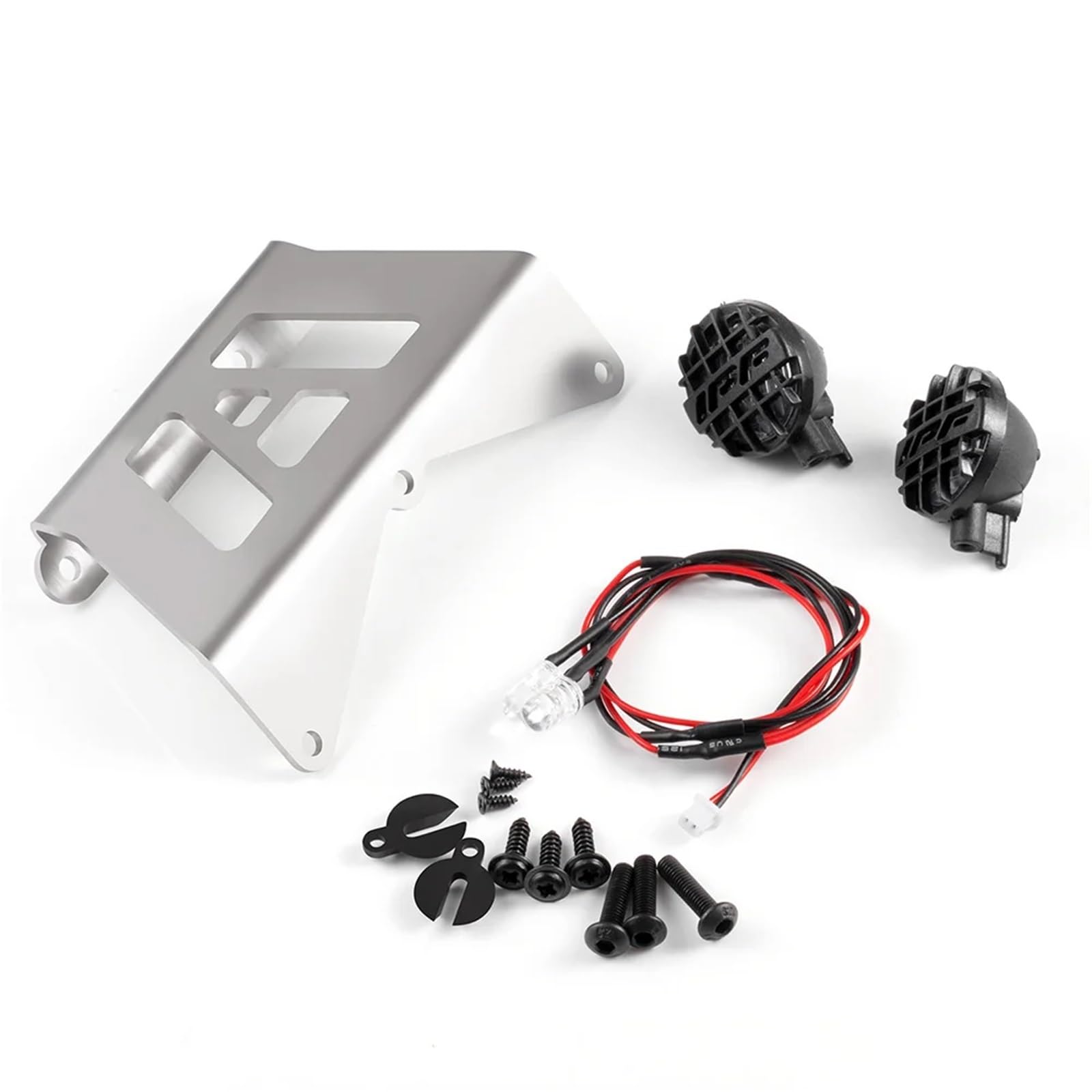 Rc ModèLes DéTachéEs Pour Tamiya Pour Lunch Box 57409 1/12 Métal Pare-chocs Avant Et Phares Voiture Télécommandée Accessoires D'amélioration