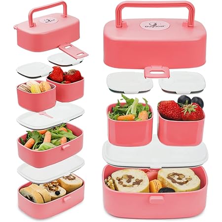 Dntorx Brotdose Kinder 1330ml - Bento Box Mit Besteck