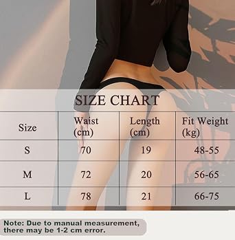 flintronic 6 Pack Seamless Women Thong Underwear, Sexy Ladies Underwear, No Show Panties, One-Size, Black