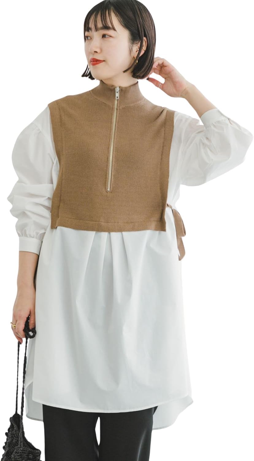 CULLNI（クルニ）の「22-AW-017 / Side Open Eco Fur Zip Vest（ダウン