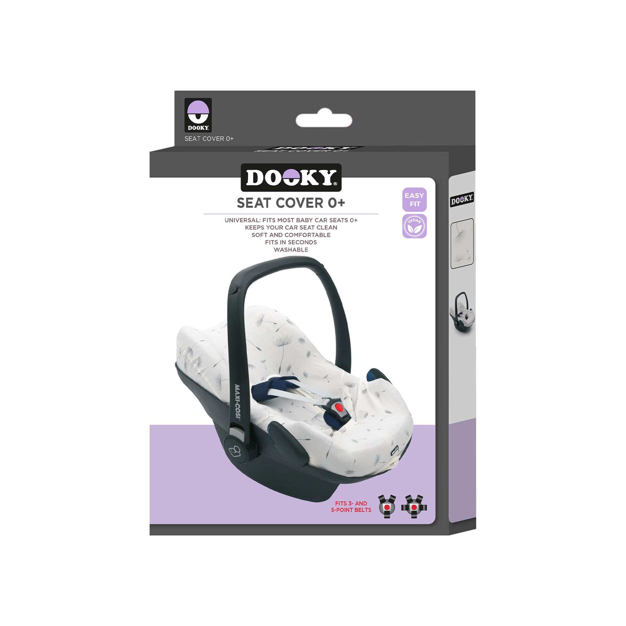 The Original Dooky 126803 Copri Seggiolino Auto Gruppo 0+ e Ovetto Universale - Dandelion - 160 g