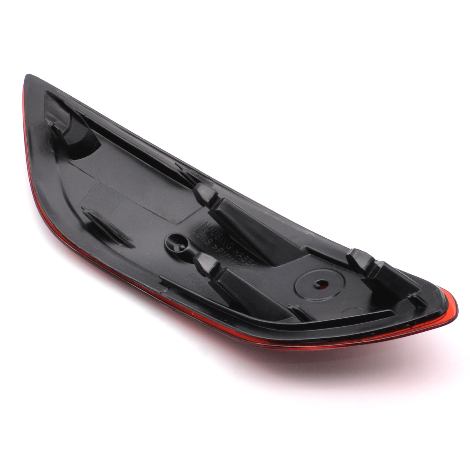 Lato posteriore sinistro Paraurti Rosso Lente Riflettore Luce Marcatore Copertura Trim Per Porsche Cayenne 95A 2011 2012 2013 2014 95863110500