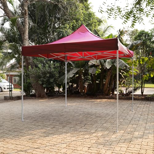 Image of Ugaoo Waterproof Gazebo Tent /Canopy for Outdoor & Terrace Garden (10 * 10, Red)