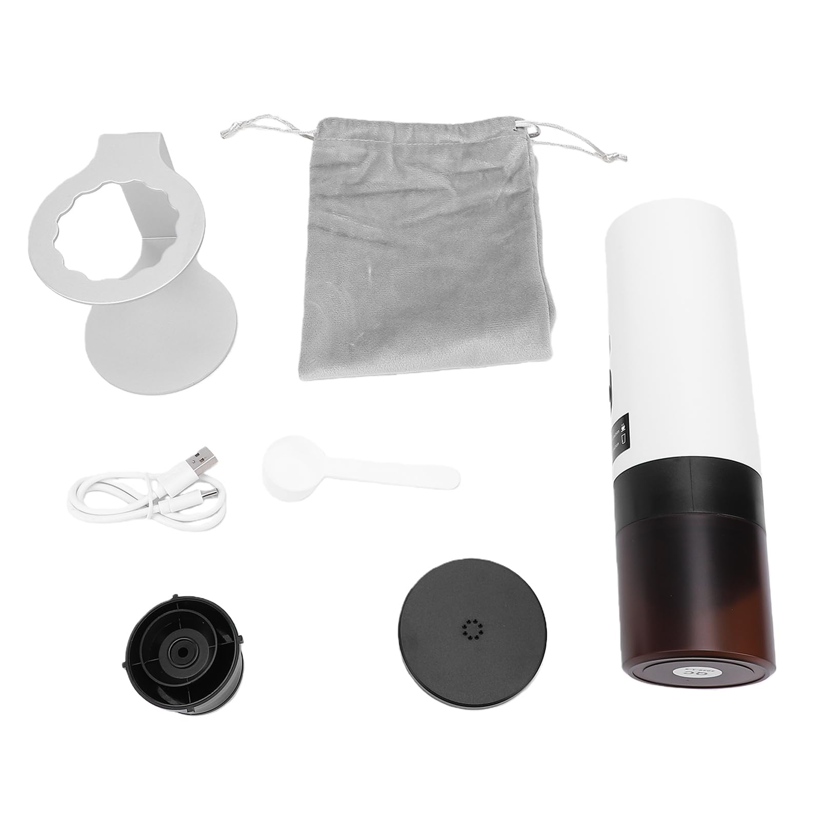Cafetera Portátil Compacta Autocalentable, Cafetera a Presión de 20 Bares para Camping, Viajes y Oficina