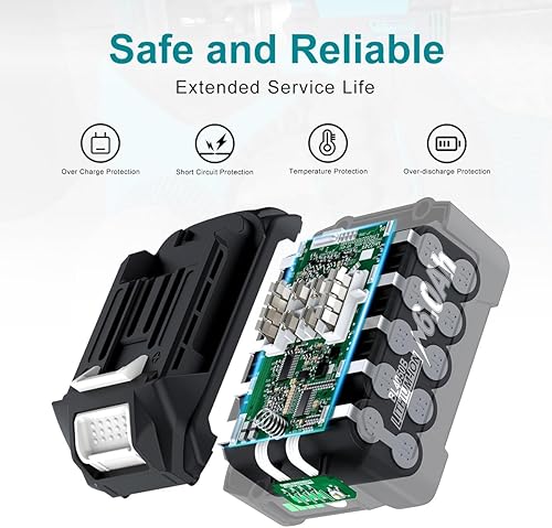 Miniatura 9 de 2000mAh compatible con batería Black and Decker de 60 V LBX1560 LBX2560 LHT360 LST560 LSW60C CM2060C LBX1560 LBX2560 Li-ion Battery -Tienda Shipping