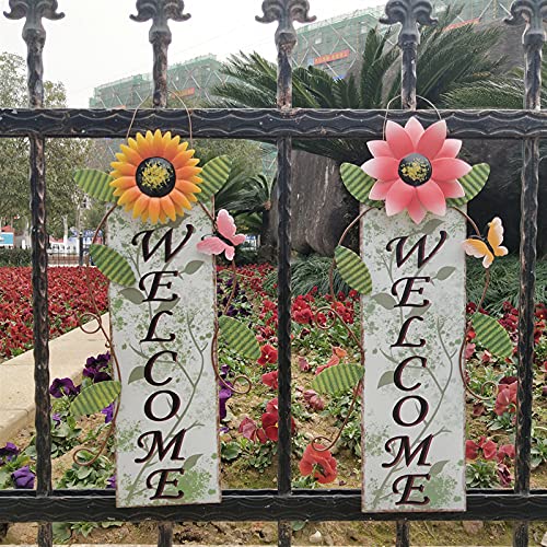 Soleil fleur porte signe décoration Noël et fêtes feuille verte - 5