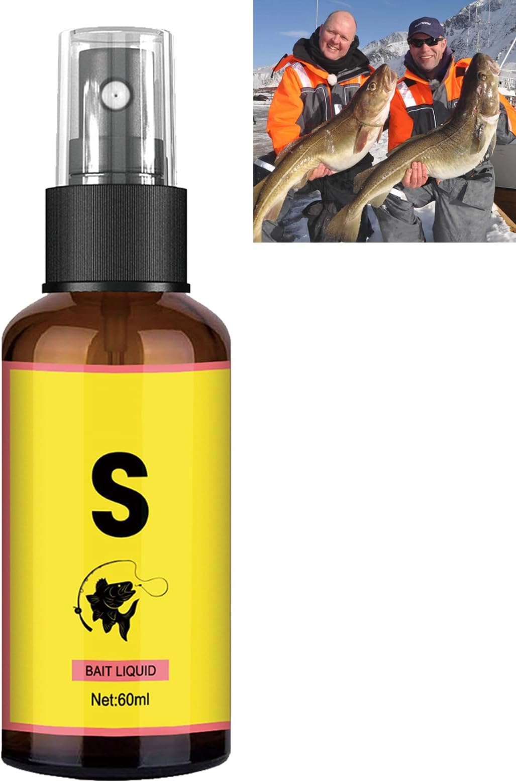 Natural Bait Scent Fish Attractants,Scent Fish Attractants for Baits,Liquid Fish Attractant,Fish bait liquid,Fishing Lure Bait Fish Attractant,Freshwater Fish Attractant
