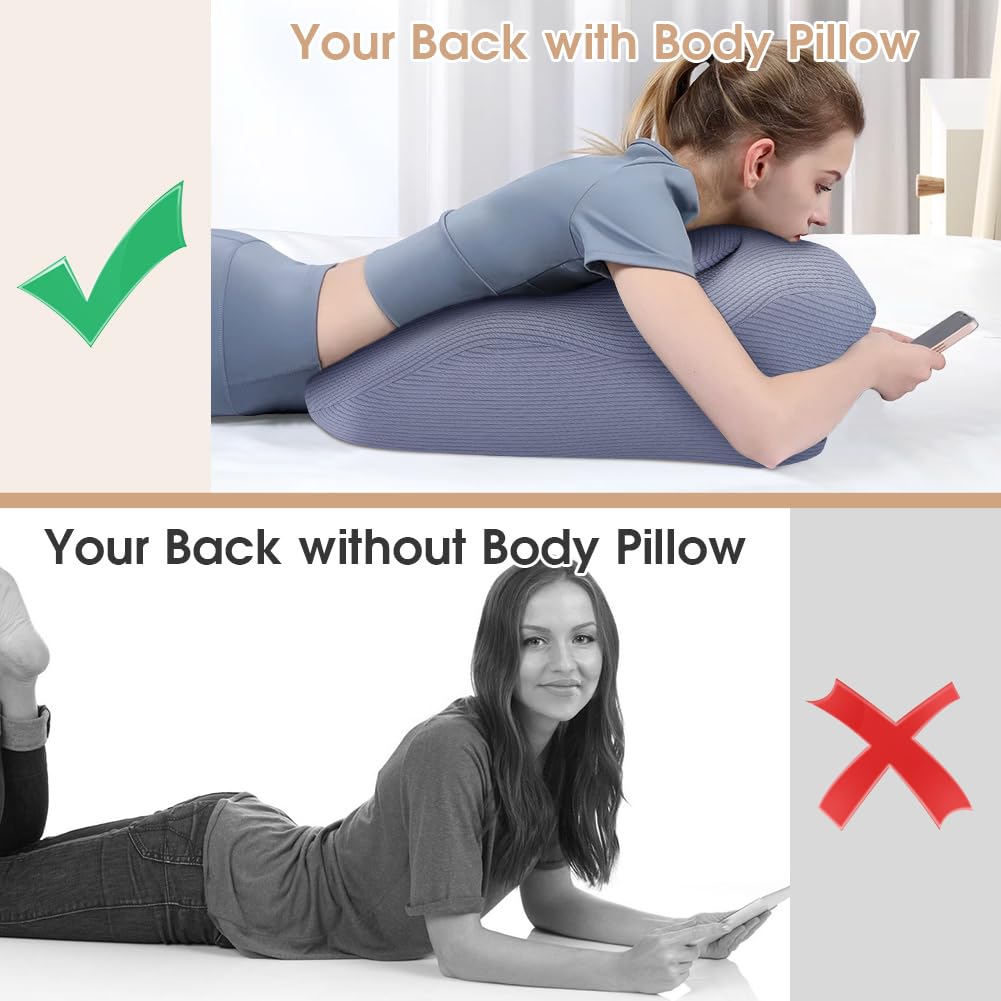 Ausla Almohada Ortopédica, Almohada de Apoyo para el Cuello, Almohada de Espuma Viscoelástica, Almohada para Dormir de Lado, Almohada Ergonómica para la Cabeza contra los Ronquidos y