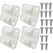 New Set of 4 Cooler Replacement Plastic Hinges & Screws for Coleman Coolers 5848, 5850, 5862, 5884, 5887, 5896, 6050, 6200,