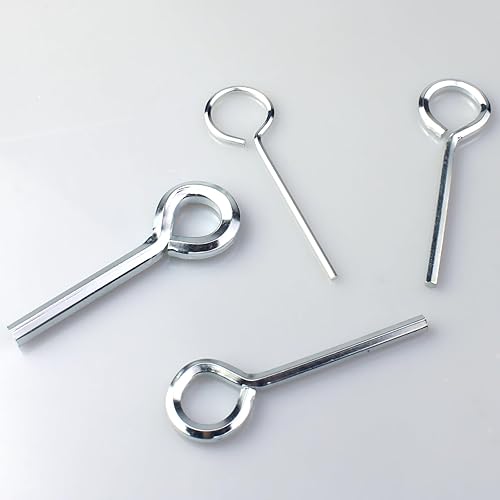 Miniatura 1 de FDXGYH Juego de 4 llaves Allen plateadas de 564" 18" 532" 732" destornillador hexagonal con lazo redondo