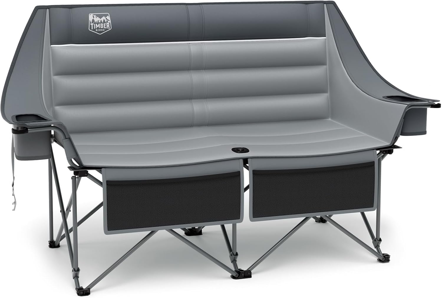 Timber Ridge Double Camping Chair, Heavy Duty Outdoor...