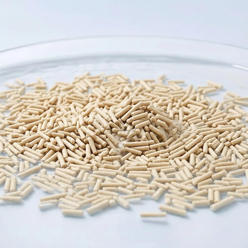 para s Tofu y Fibra Vegetal, Aglomerante Rendimiento, Control Olores Avanzado, Sin Polvo y sechable en el Inodoro, Arena para Gatos Mixta, Sabor Original, 10斤