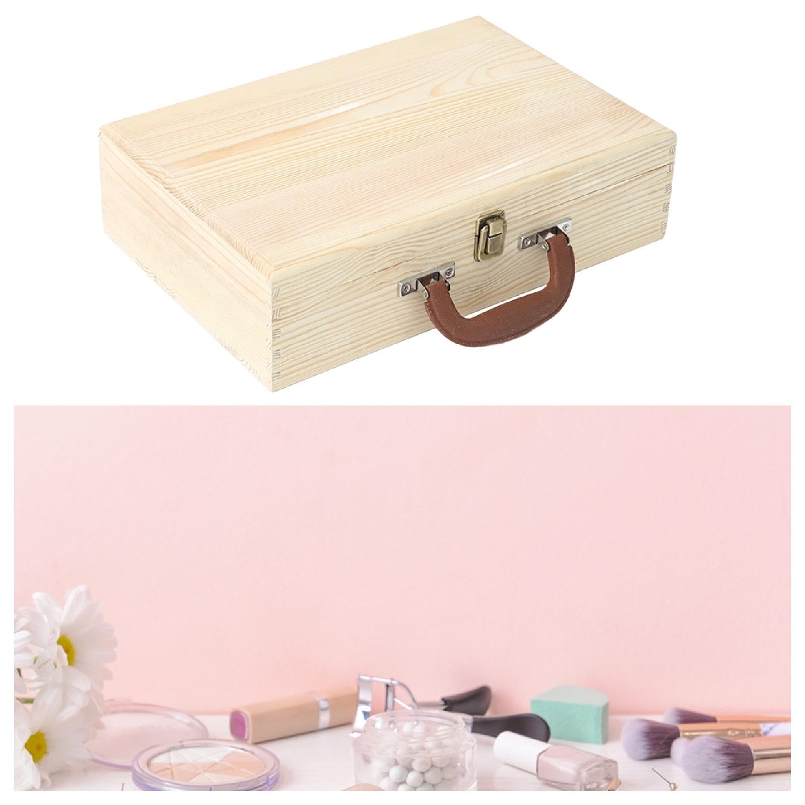 Amazon.co.jp: TISHITA 木製収納ボックス 工芸品用木製ボックス