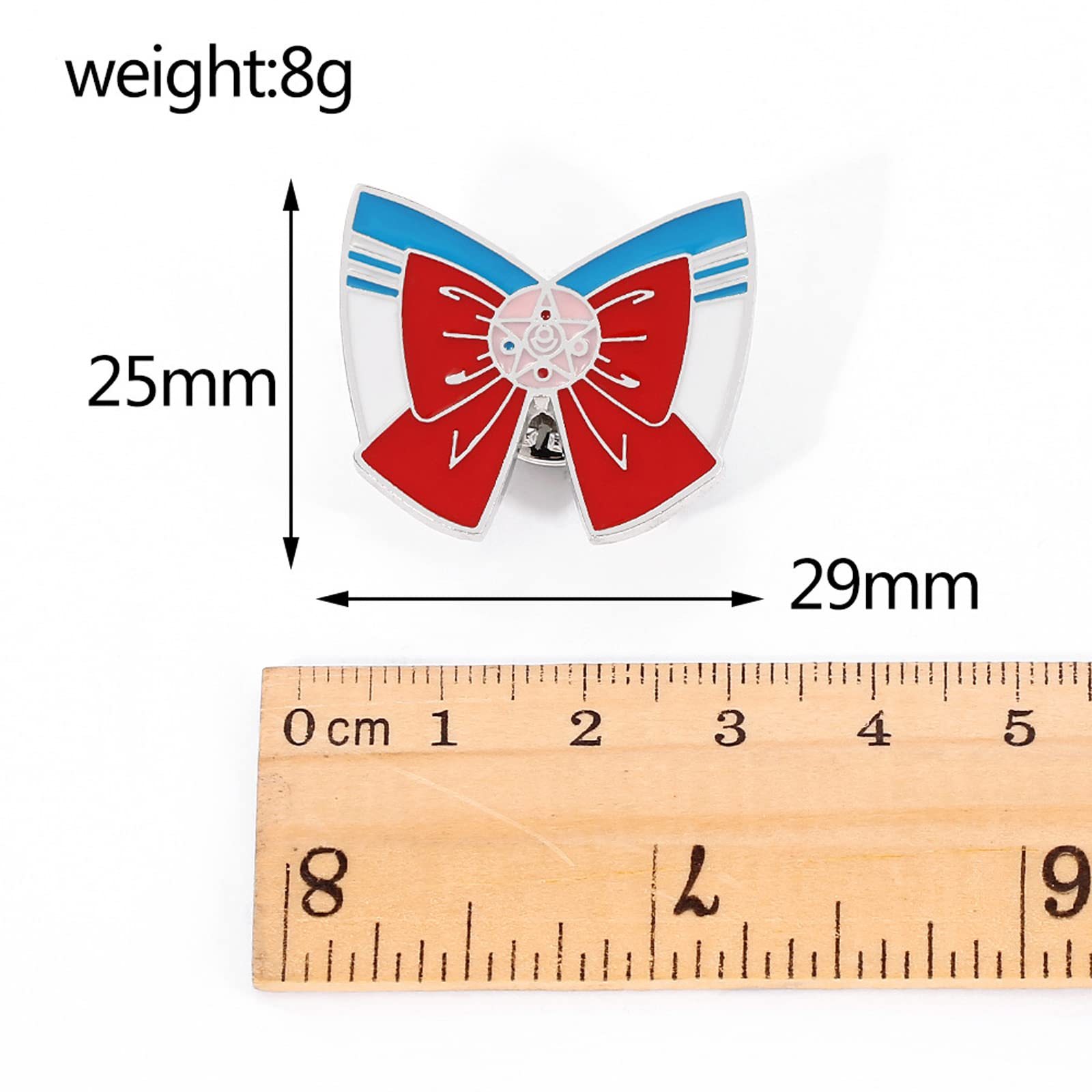 Spilla for donna Spilla con fiocco a forma di cartone animato Spilla carina Smalto Spilla smaltata Distintivo in metallo Spilla a corpetto for bambini Uomini Donne