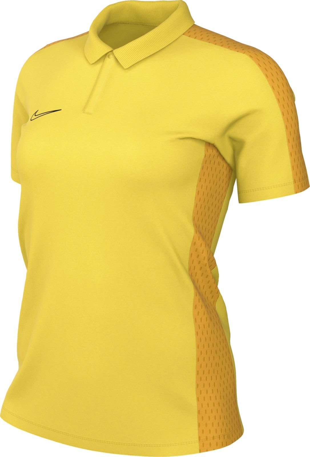 Nike DR1348-719 Dri-FIT Academy Polo Shirt Women's Tour Yellow/University Gold/Black Size S