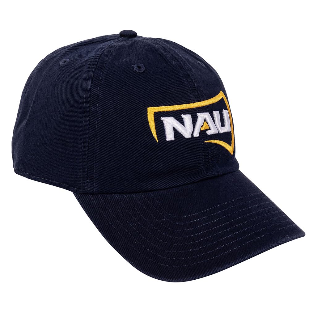 Desert Cactus Northern Arizona University Baseball Hat Lumberjacks NAU Brimmed Embroidered Cap Adjustable Cloth Strap Adult (Style B) Blue
