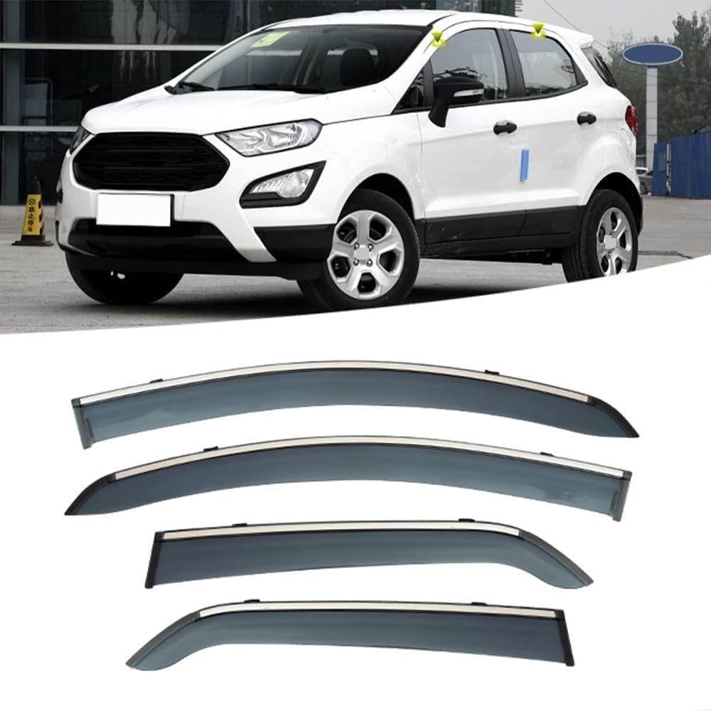 Deflettori D'Aria Antiturbo Per FORD ECOSPORT 5 Porte 2014 - Accessorio Auto Per Estetica E Protezione - Foto 11