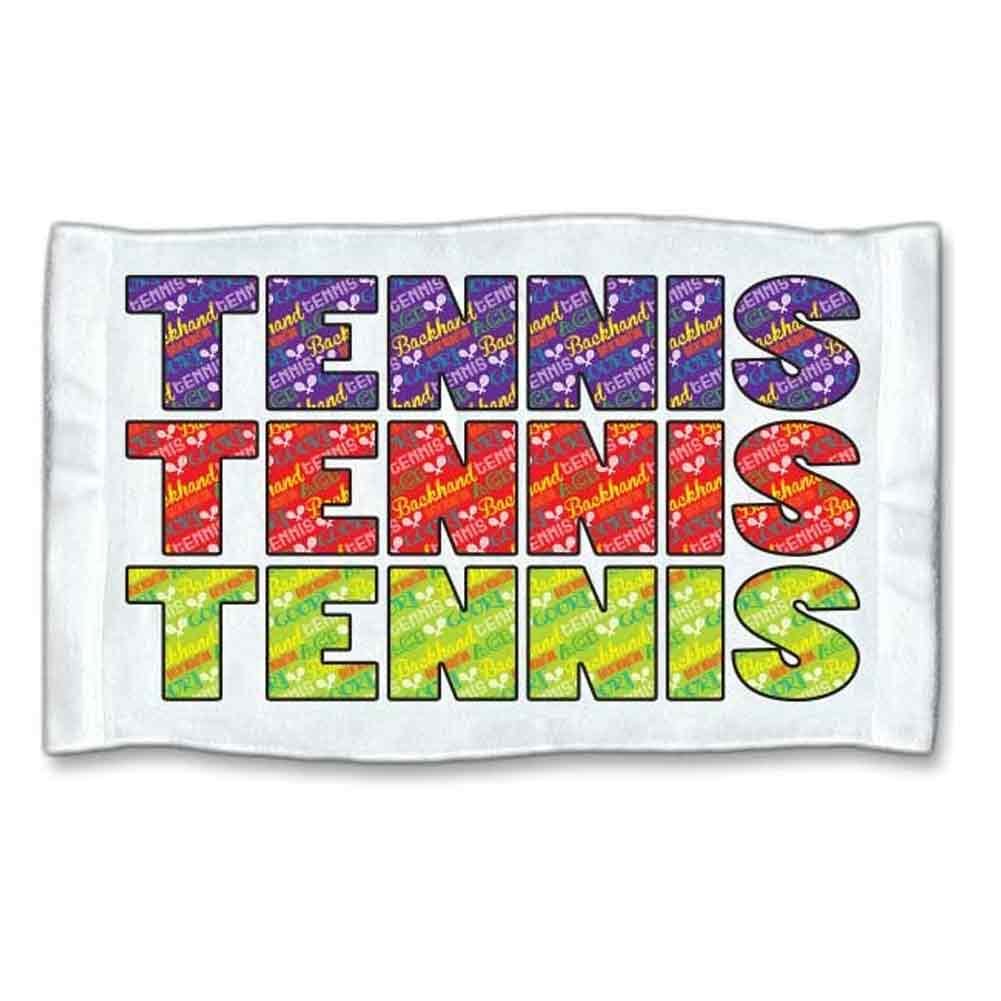4WoodenShoes Tennis Terms Towel