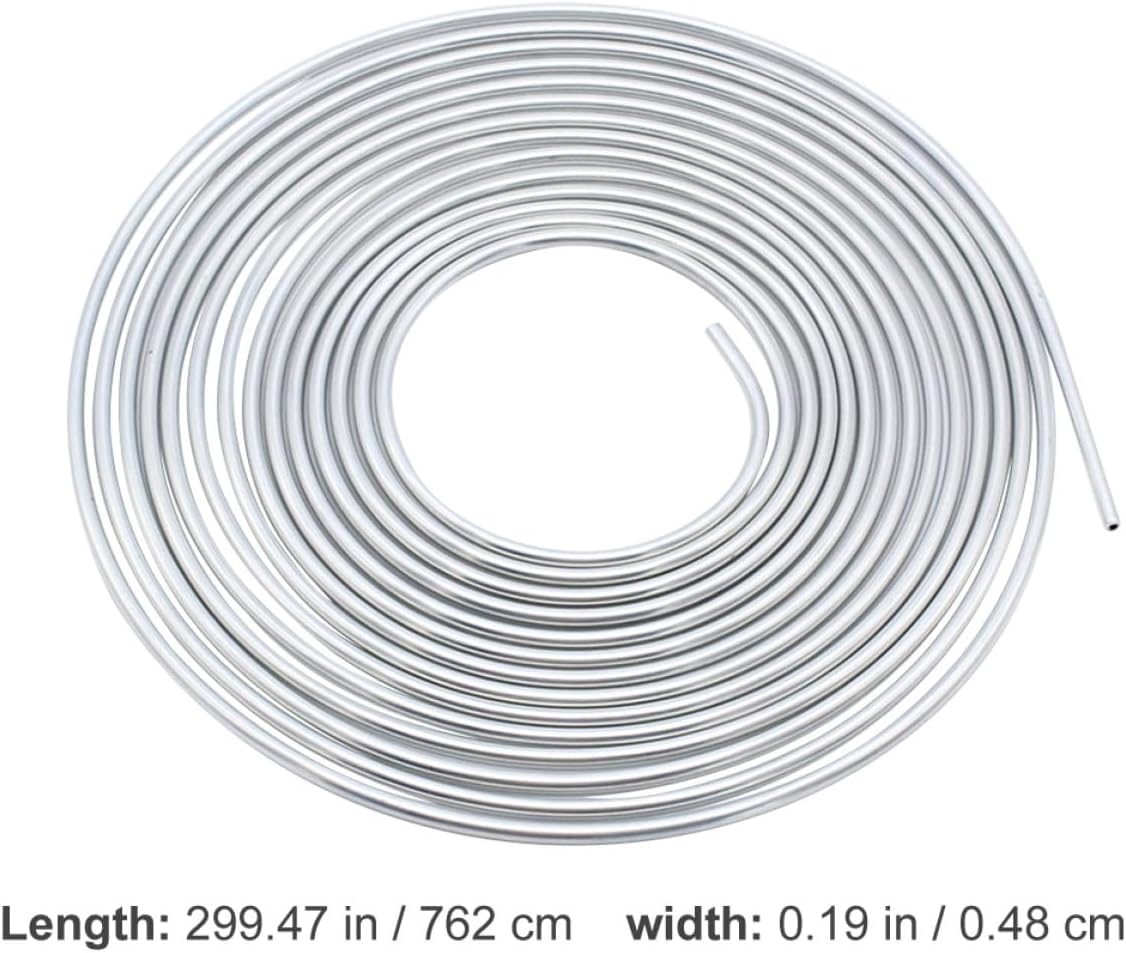 Auto Brake Tube 3/16 Od 25ft Steel Brake Line Tubing Coil Kit Replacement