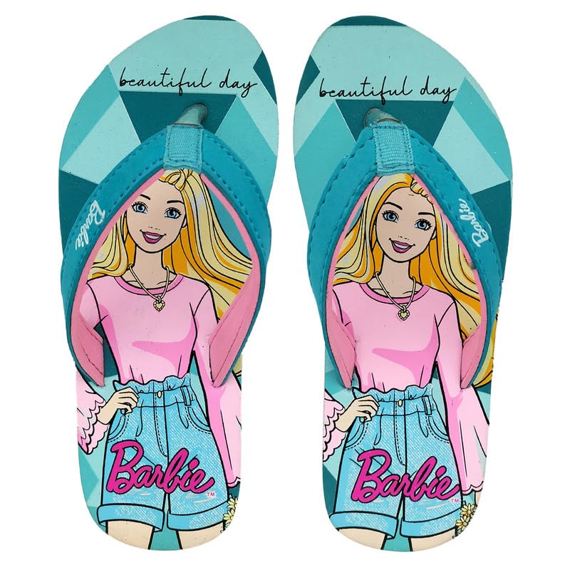 Kidsville Kids Girls Barbie Printed Dark Green Flipflops (B0C27QXG8D) Amazon Price History, Amazon Price Tracker