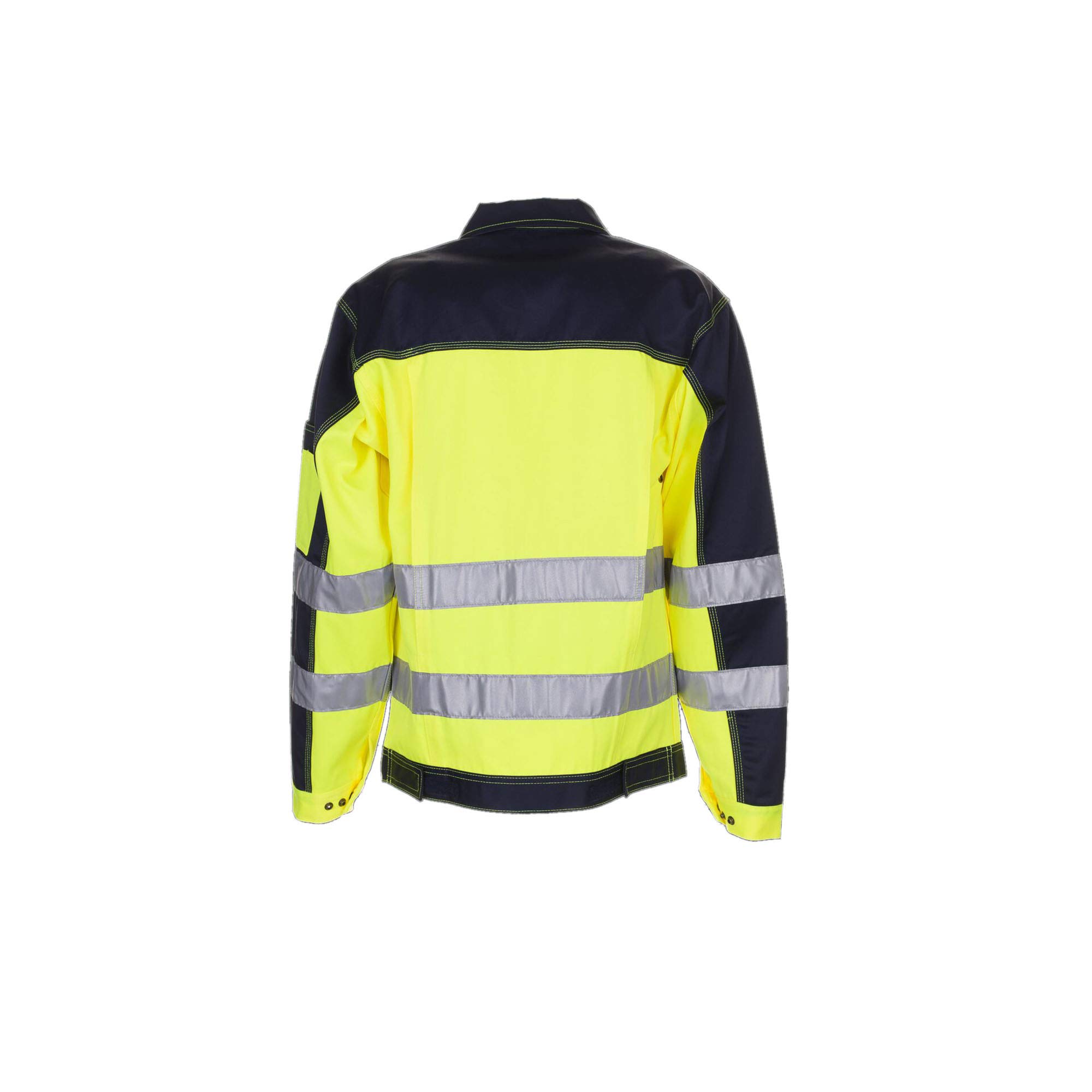 Planam 2007030 Warnschutz Bundjacke, Gelb/Marine, Größe 30