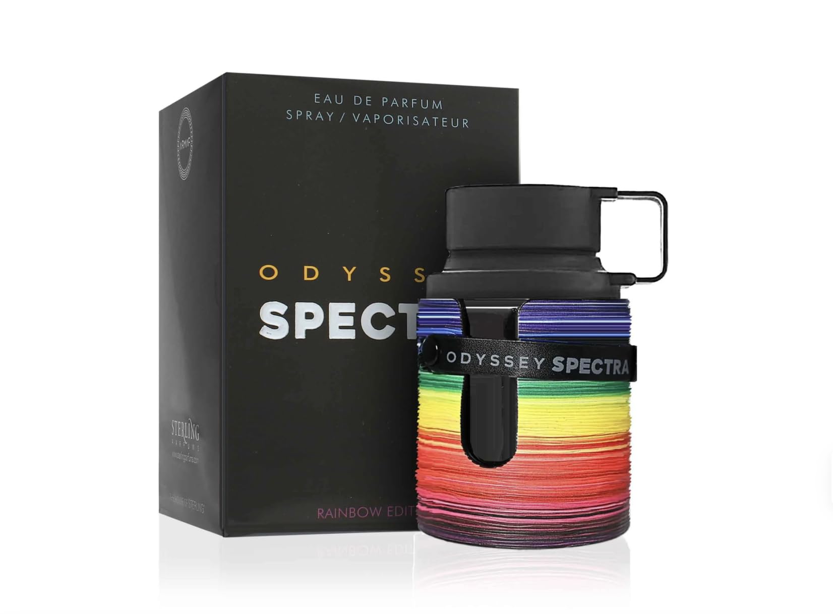 Odyssey Spectra Eau de Parfum 100 ml, profumo arabo unisex a lunga durata, con atomizzatore ricaricabile, fragranza orientale speziata con note di cannella, mela e tabacco (Odyssey Spectra)