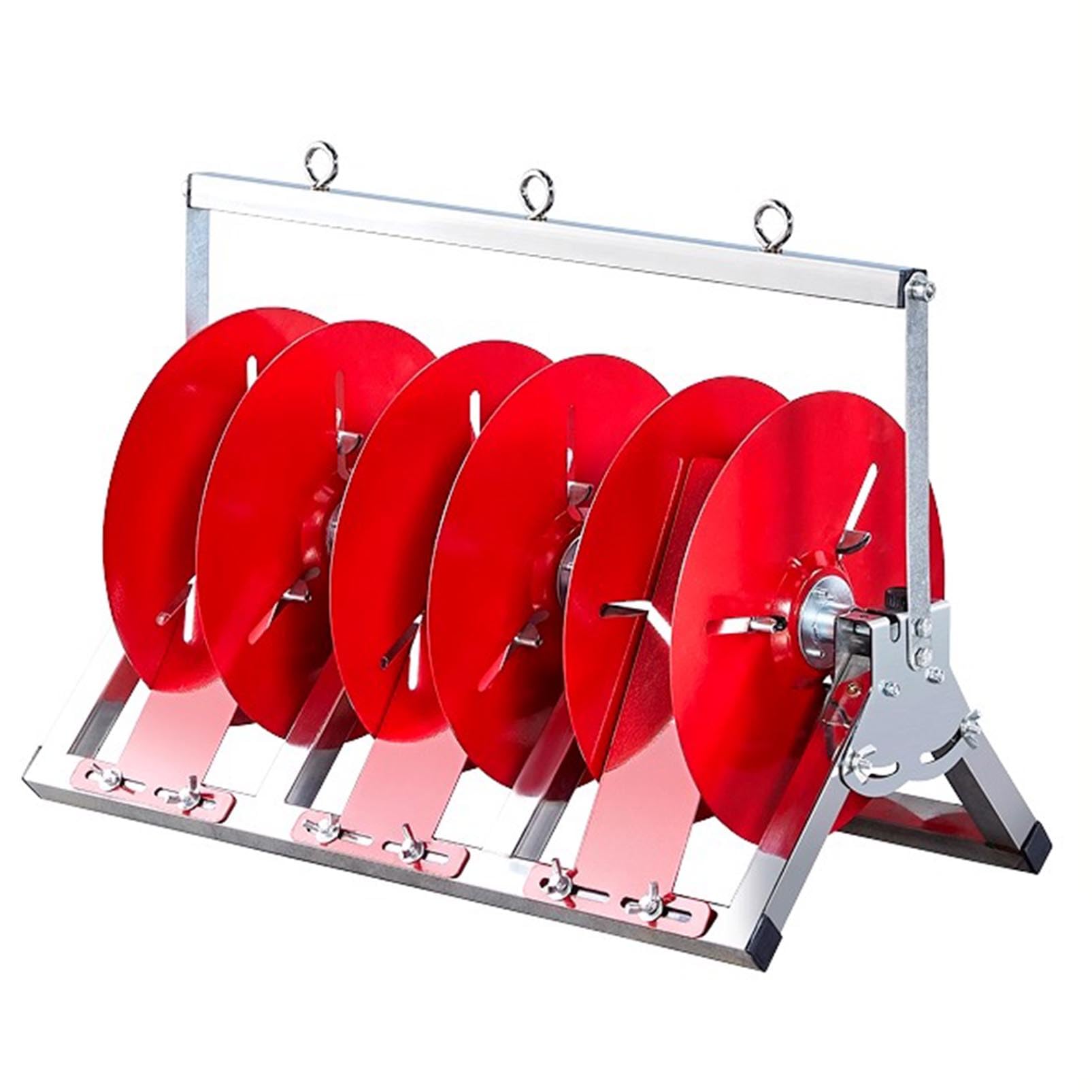 Organizador de cables de extensión y soporte de carrete portátil para el garaje