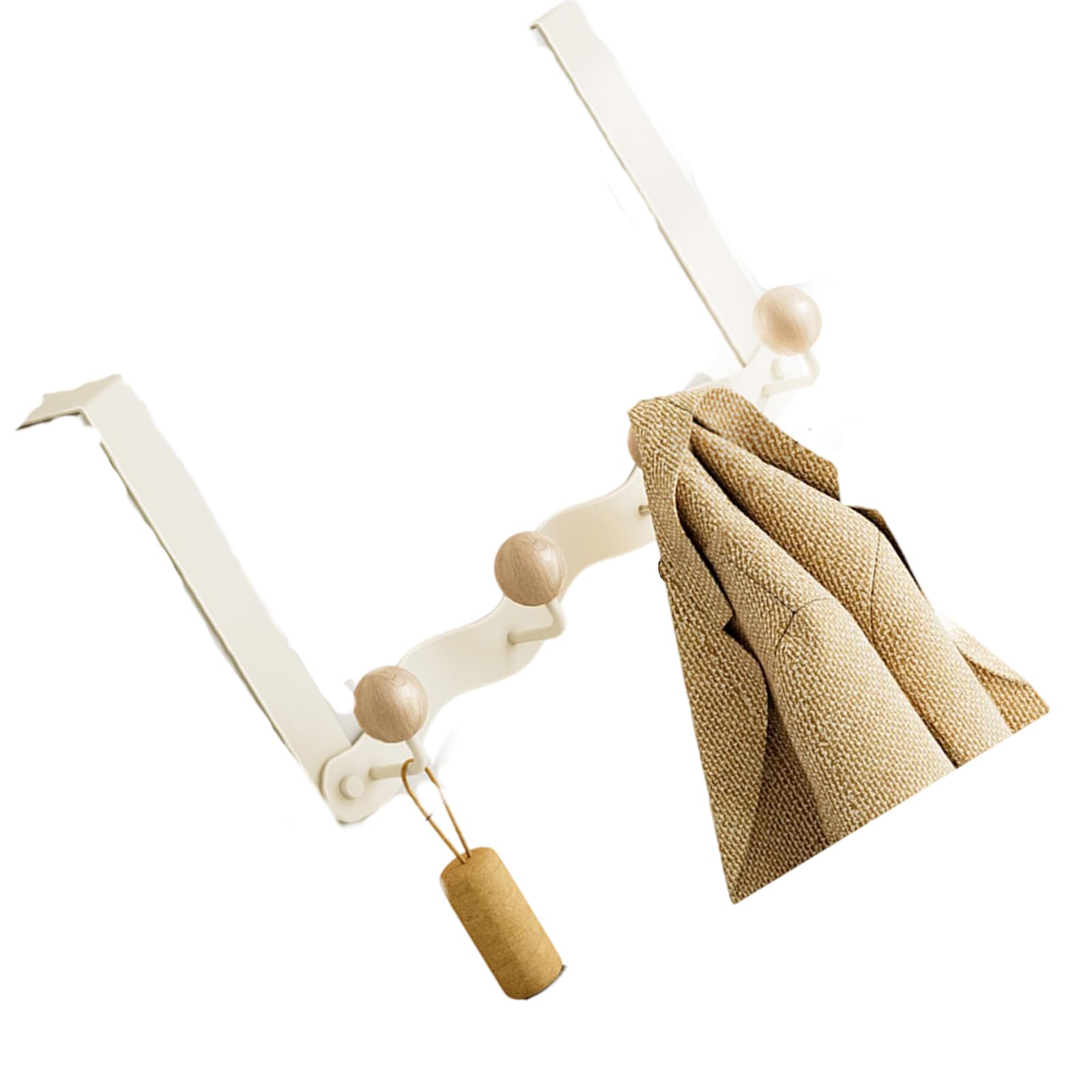 APGLSXY Space Saving Over Door Hanger Easy Installation for Organizing Clothes Accessories Easy Installation Door Hook