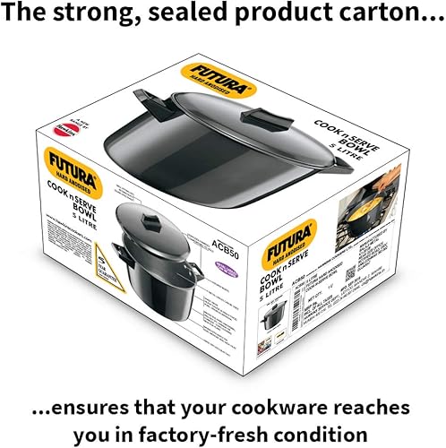 Miniatura 6 de HawkinsFutura L65anodizado duro cocinar y servir OllaBowl, 5-liter