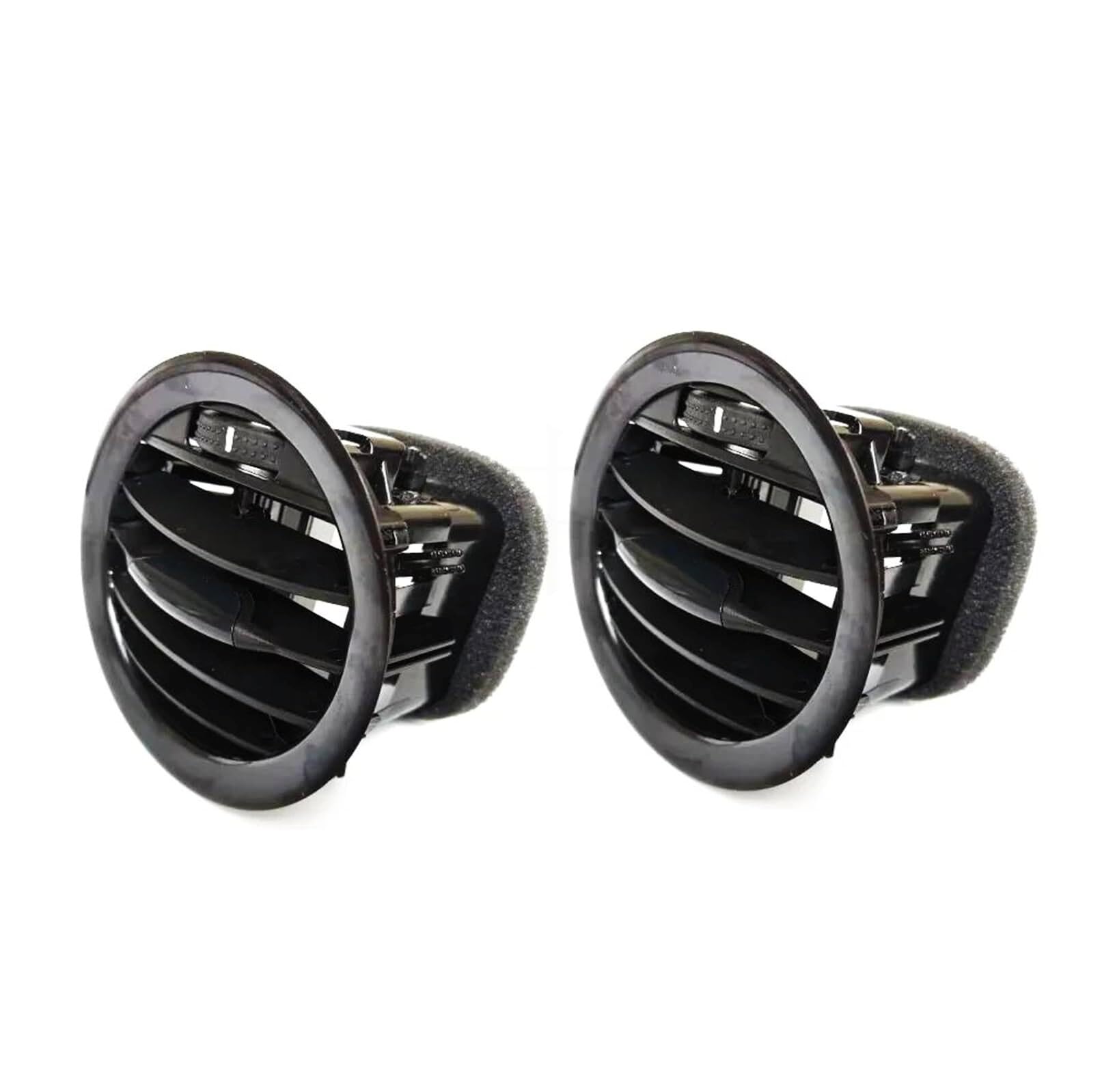 Rejilla de ventilación premium cromada negra para salpicadero de Opel Adam 7