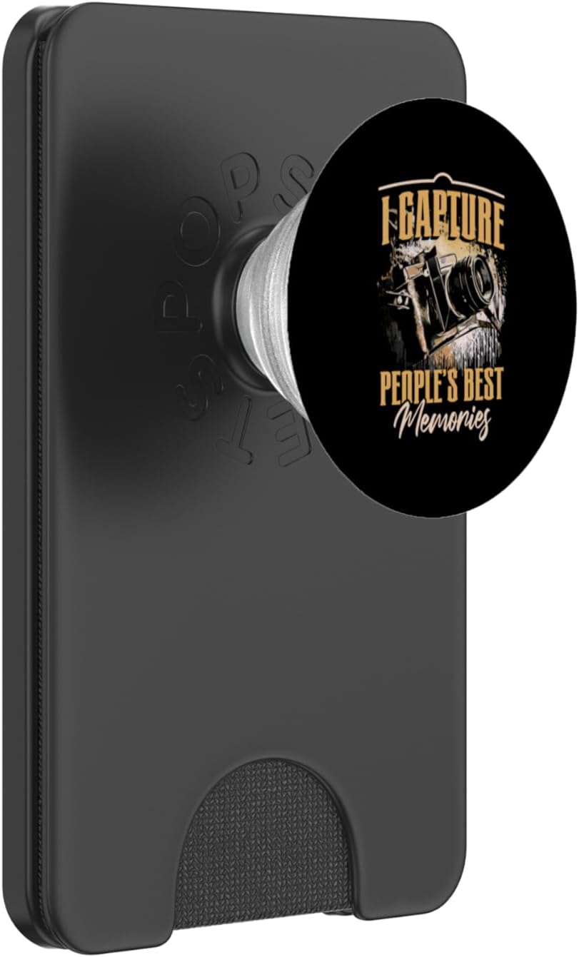 Photography Photographer Camera PopSockets PopWallet for MagSafe