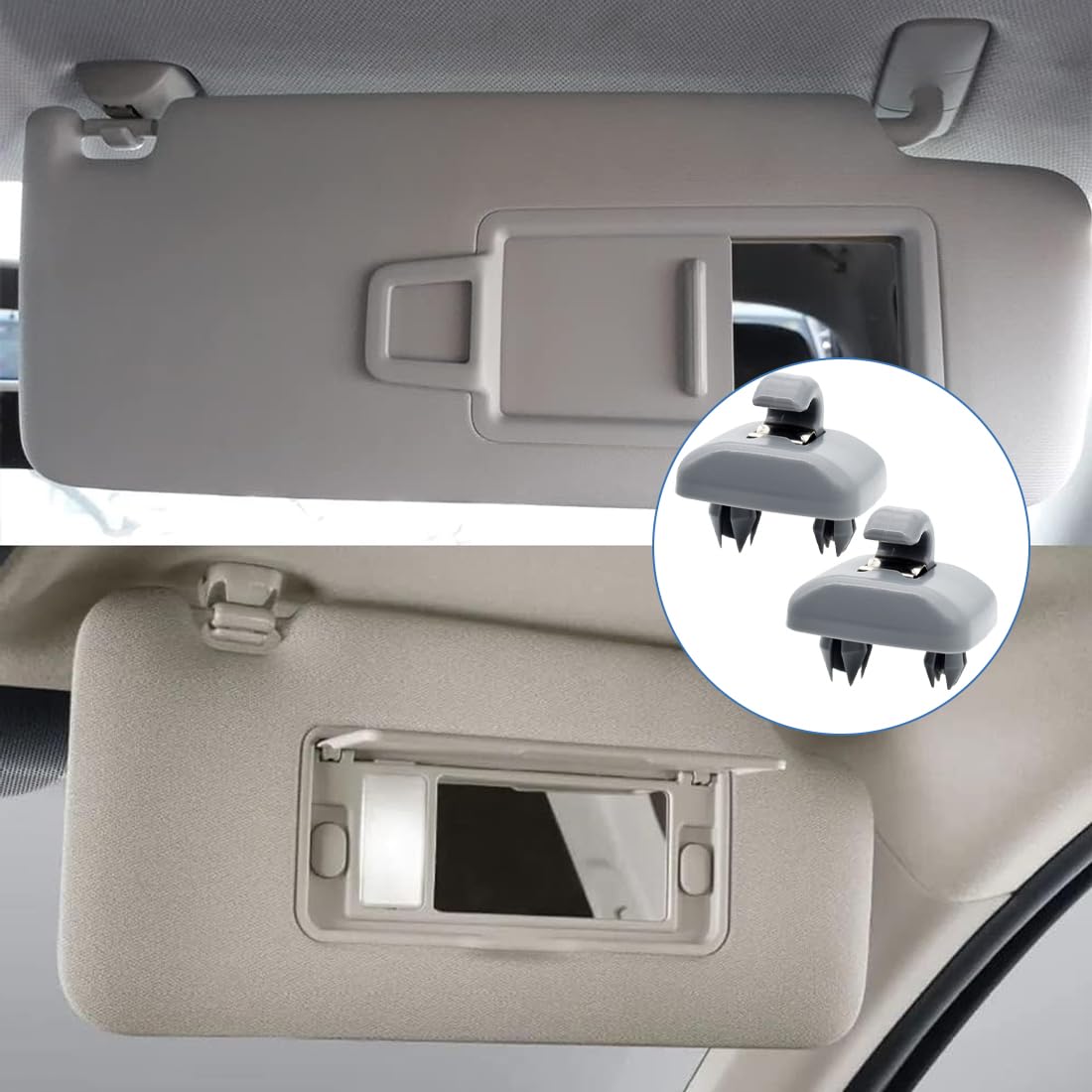 Clip Per Visiera Auto Audi - Ricambio 8U0857562A, Compatibile Con A1, A3, A4, A5, Q3, Q5 - Foto 10