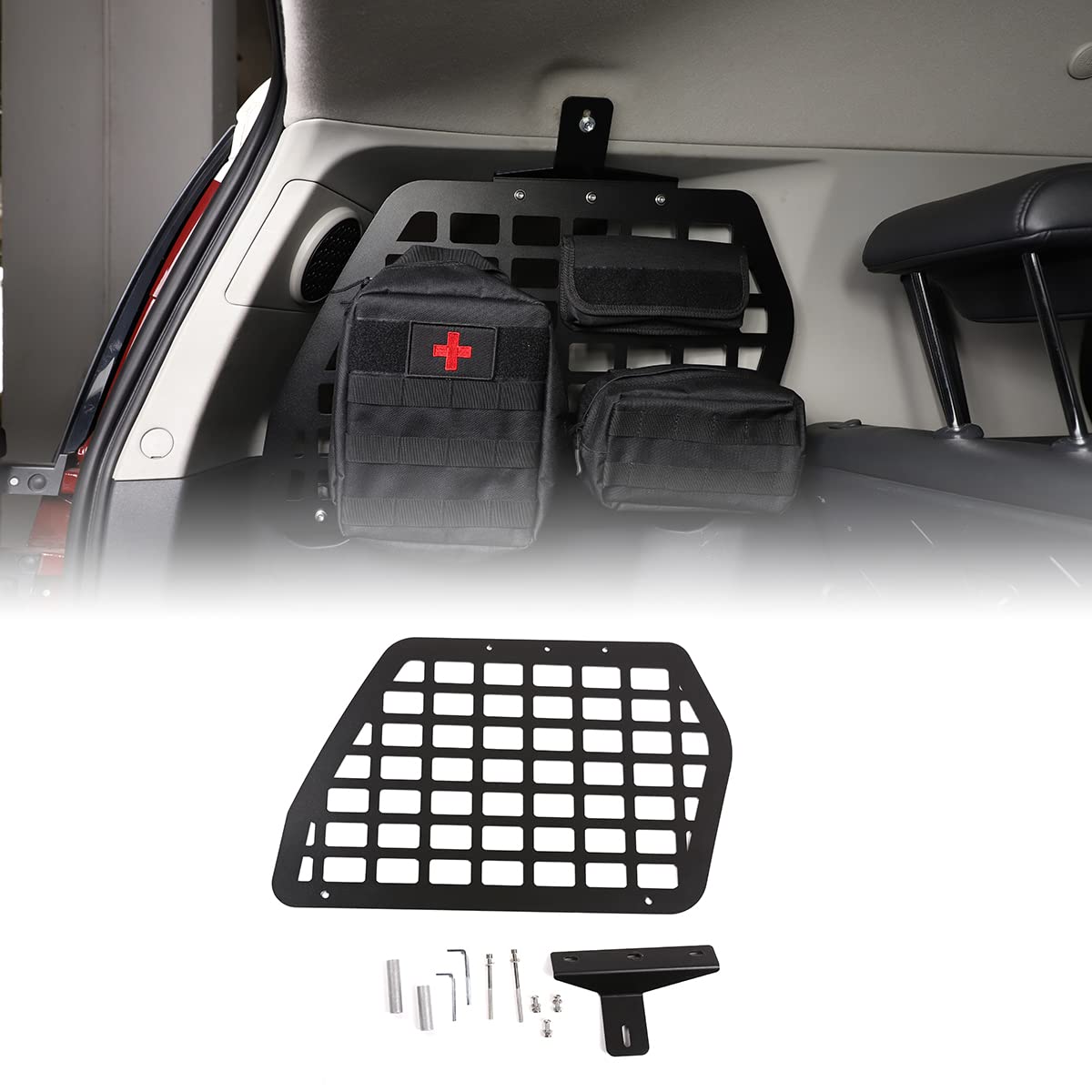 Buy YUECHI Car Storage Rack Shelves CoPilot Trunk Storage Rack for