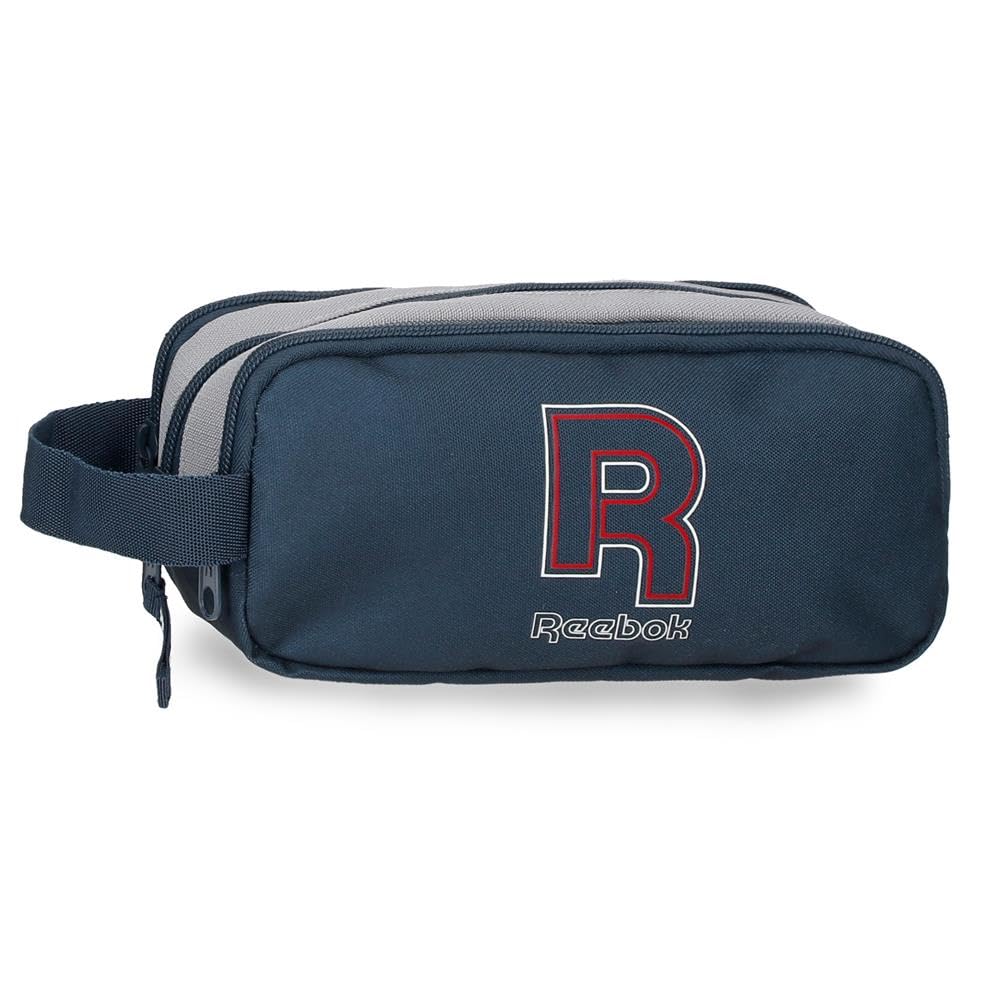 Reebok Queens Estuche Triple Marino 22x10x9 cm Polyester 1,98L by Joumma Bags