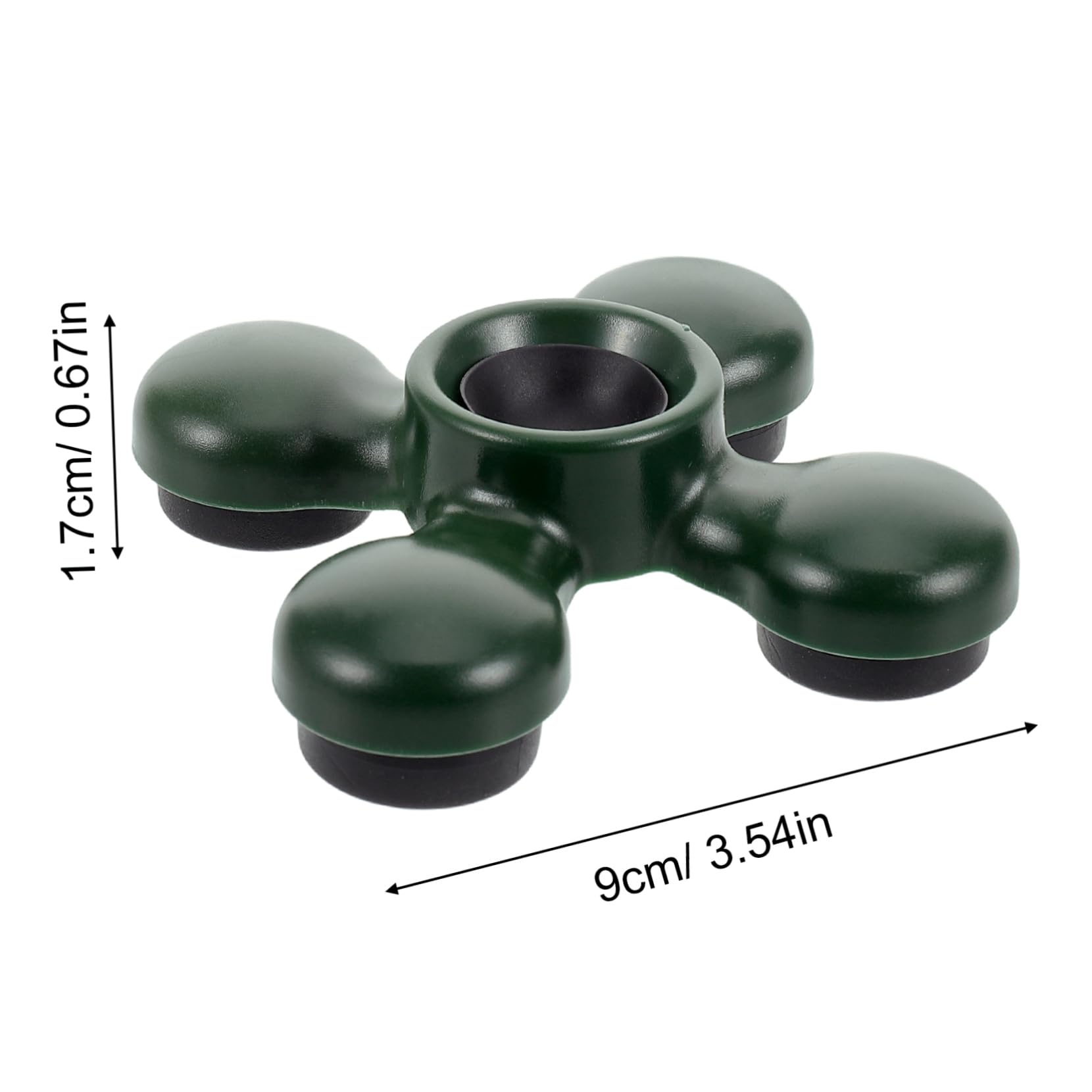 FUNOMOCYA Cello Anti-slip Mat Endpin Anchor for Instrument Protection Sturdy Material Green